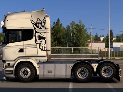 Bad Skull Scania R Topline RJL Skin v1.0