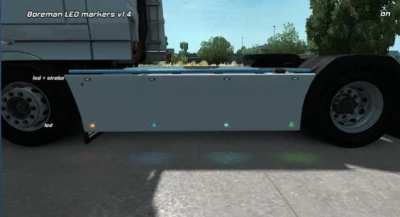 Boreman LED Marker Lights Pack v1.9.0 ETS2 1.56