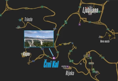 Črni Kal (Koper + A1 Rework) v1.1 1.56