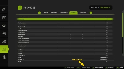 Disable loans v1.0.0.0