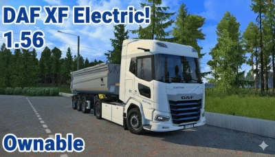 ETS2 DAF XF Electric – Ownable Update 1.56