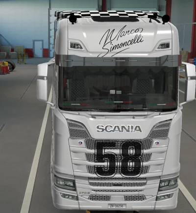 Skin Marco Simoncelli Scania S v1.0