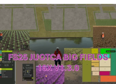 FS25 JUOTCA BIG FIELDS 16X V1.3.0
