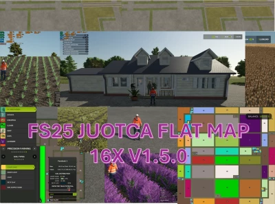 FS25 JUOTCA FLAT MAP 16 V1.5.0.0