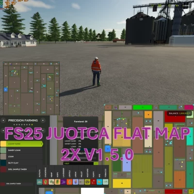 FS25 JUOTCA FLAT MAP 2X V1.5.0