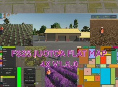 FS25 JUOTCA FLAT MAP 4X V1.5.0.0