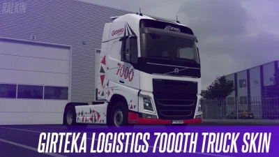 Girteka Logistics 7000th Truck Special Skin v1.0 1.56.x
