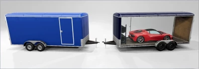 Large Enclosed Cargo Trailer 0.37