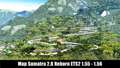 Map Sumatra 2.8 Reborn ETS2 1.55 - 1.56