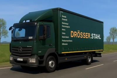 Mercedes-Benz Atego/Axor Rigid Truck Pack – Curtainside & Flatbed v1.0