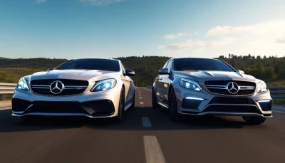 Mercedes-Benz C63S + GLE (Highquality) v1.0