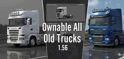 Ownable All Old Trucks – Dealer Unlock 1.56+