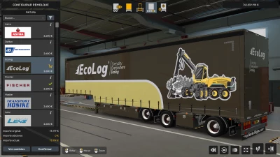 PACTON JUMBO CURTAINSIDE TRAILER v2.0 ETS2 1.54-1.56.x