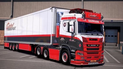 Scania R660 DANMARK + Trailer v1.56