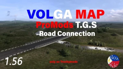Volga Map - Promods T.G.S Road Connection v1.2-1.56