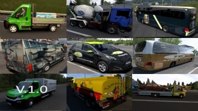 250 AI Traffic Vehicle Paint-Job Pack by Joker v1.0