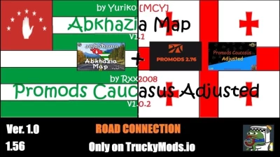 Abkhazia Map - Promods Caucasus Adjusted RC v1.0