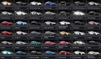 Back Porsche 911-992 Pack v1.0