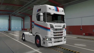 BMW SKIN FOR SCANIA S NextGen TRUCK v2.0