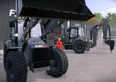 CAT 444 – 432 Pack backhoe loader v1.0.0.0