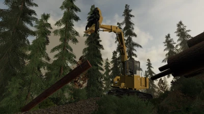 FS22 Kobelco SK400LL Log Loader v1.0.0.0