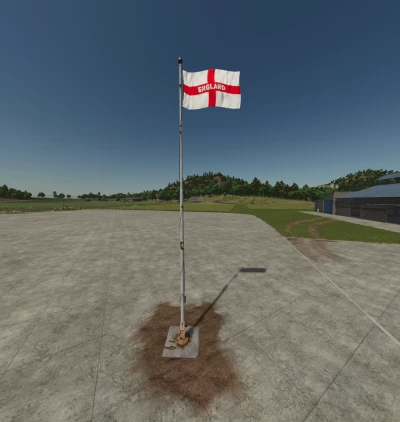 FS25 ENGLAND FLAG POLE v1.0.0.0