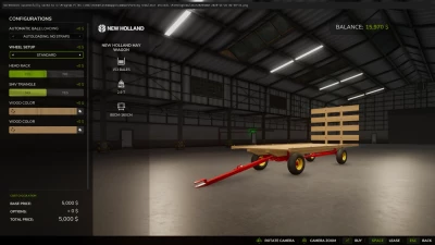 FS25 New Holland Hay Wagon v1.0.0.0