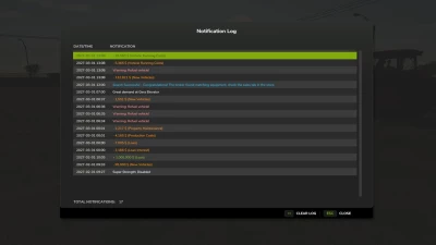 FS25 Notification Log v1.0.1.0