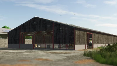 FS25 UK Large Beef Shed v2.0.0.0