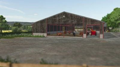 FS25 UK Large Beef Shed v2.0.0.0