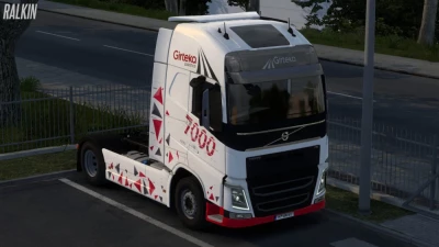 Girteka Logistics 7000th Truck Special Skin v1.1 1.57.x