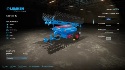 LEMKEN Solitair 12 Seeder Modded v1.0.0.0