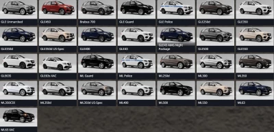 Mercedes-Benz (W166) Pack v1.0