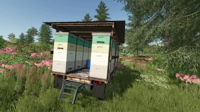 Old trailer with beehives v1.0.0.1