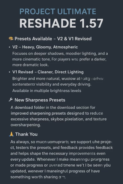 Project Ultimate ReShade 1.57