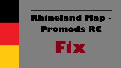 Rhineland Map - Promods RC FIX v1.2 1.56