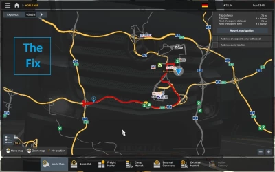 Rhineland Map - Promods RC FIX v1.2 1.56