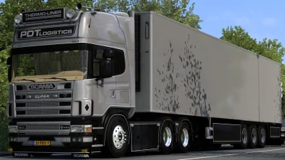 Scania 164G 480 PDT Logistics + Trailer v3.0 1.56