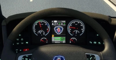 Scania R 2009 and Streamline Improved Dashboard 1.56