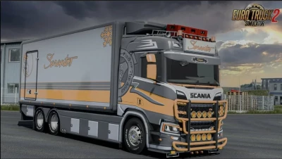 Scania R580 + Trailer Megamod v1.4 1.57x