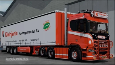 Scania R650 Kleinjan Transport B.V v17.0 1.57x
