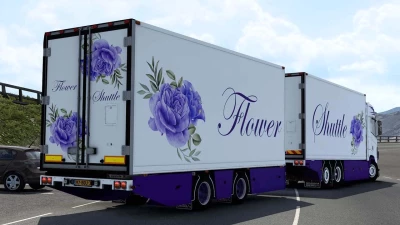 Scania S500 Flower Shuttle+Trailer v5.0 1.56