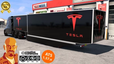 TESLA TRAILER v1.0 ATS 1.57.x