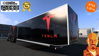 TESLA TRAILER v1.0 ETS2 1.57.x