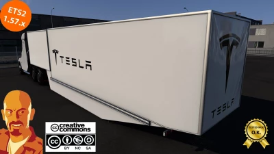 TESLA TRAILER v1.0 ETS2 1.57.x
