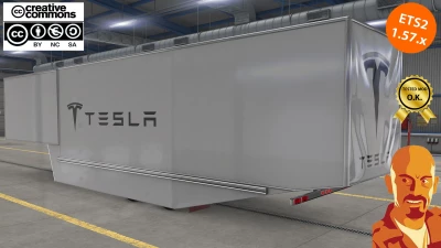TESLA TRAILER v1.0 ETS2 1.57.x