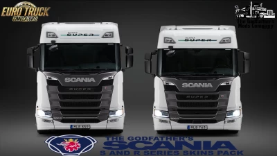 The Godfather's Scania S & R Series Skins Pack v1.0