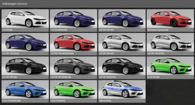 Volkswagen Scirocco 2008-2017 v2.0