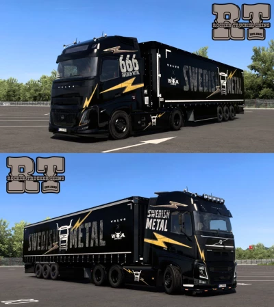 Volvo Swedish Metal Edition Skin Pack v1.0