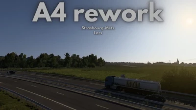 A4 rework Strasbourg-Metz Promods addon BETA v0.2 1.57